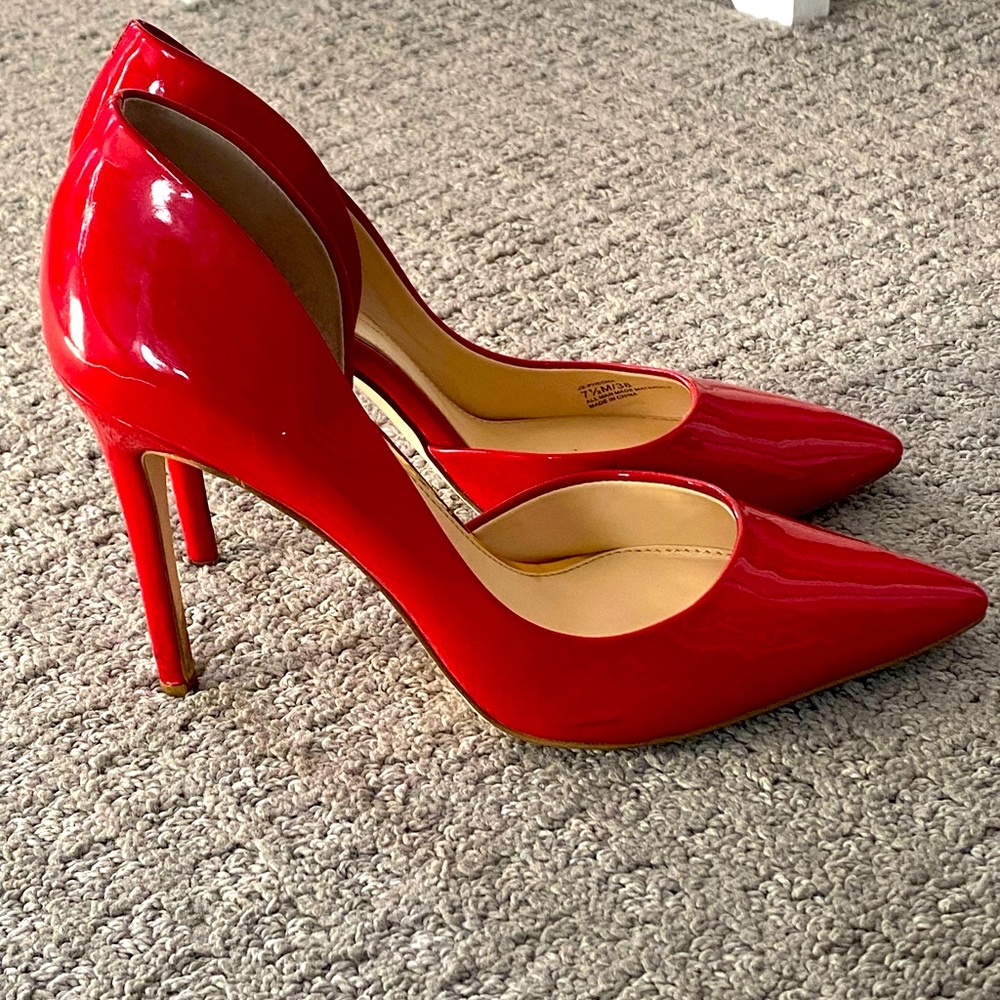 Jessica Simpson. Red stilettos. Size 7.5